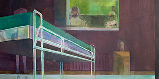 'hospitalbed', 2009, 100 x 120 cm