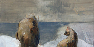 'hyaenen II', 2009, 50 x 60 cm